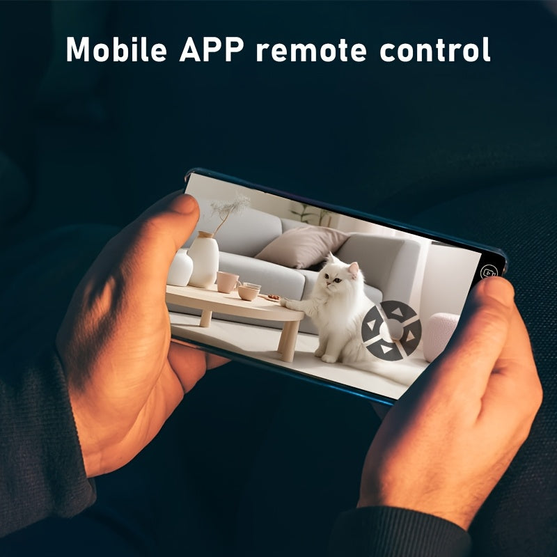 YIIYRY 1080P HD WiFi камера безопасности с ночным видением, двусторонним аудио, поддержкой облака/SD-карты - идеально подходит для внутреннего мониторинга в спальне, гостиной или столовой.