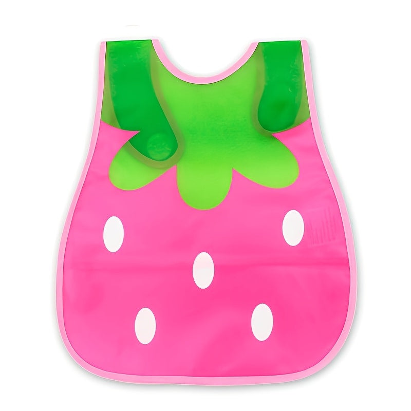 Waterproof Baby Bib for Boys and Girls with Snap Closure and Dirt-Resistant Pockets