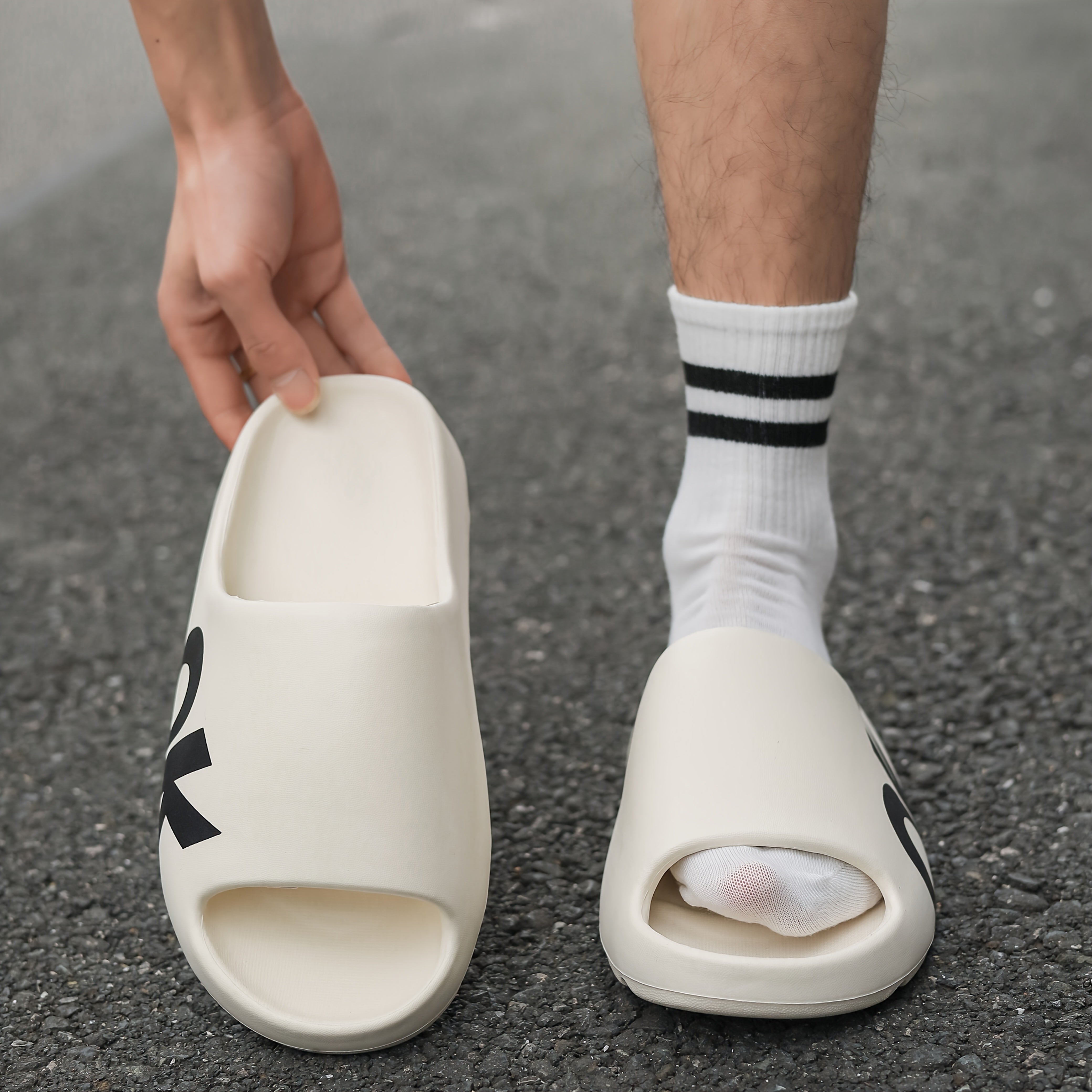 Unisex Summer EVA Slides Lightweight Non-Slip Casual Beach Sandals