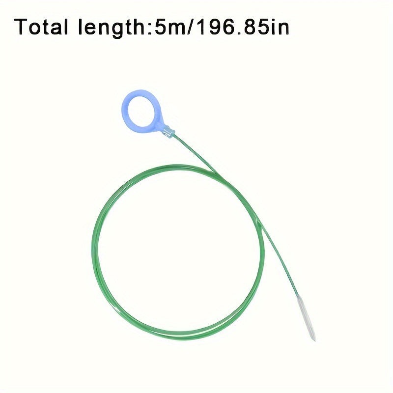 Гибкий инструмент для очистки дренажных отверстий авто с электросолнцезащитным козырьком и лобовым стеклом, длинная щетка