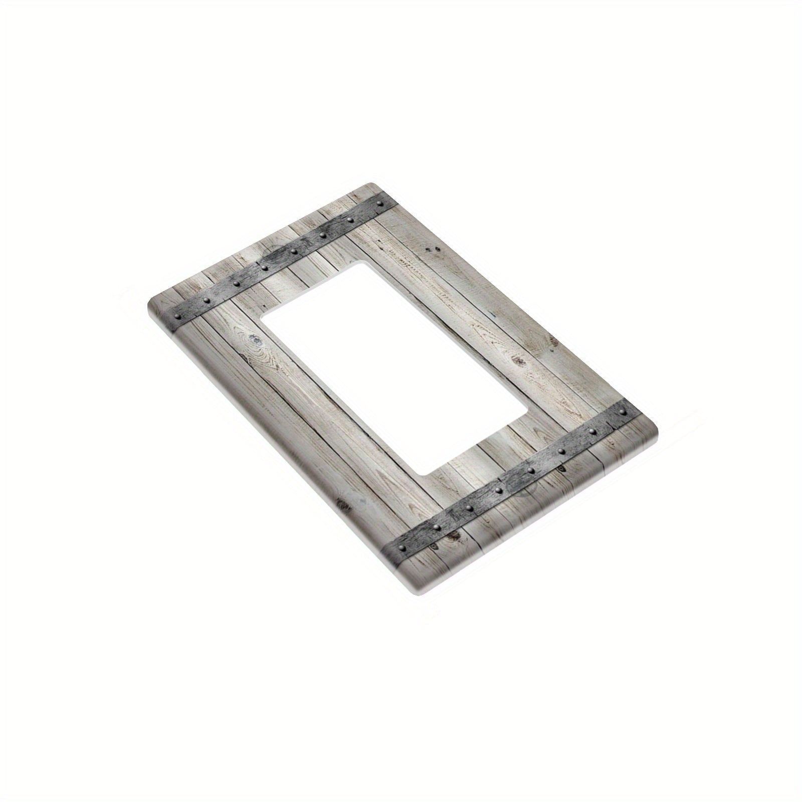 Rustic Wooden Light Switch Cover for Home Kitchen Bathroom Decor