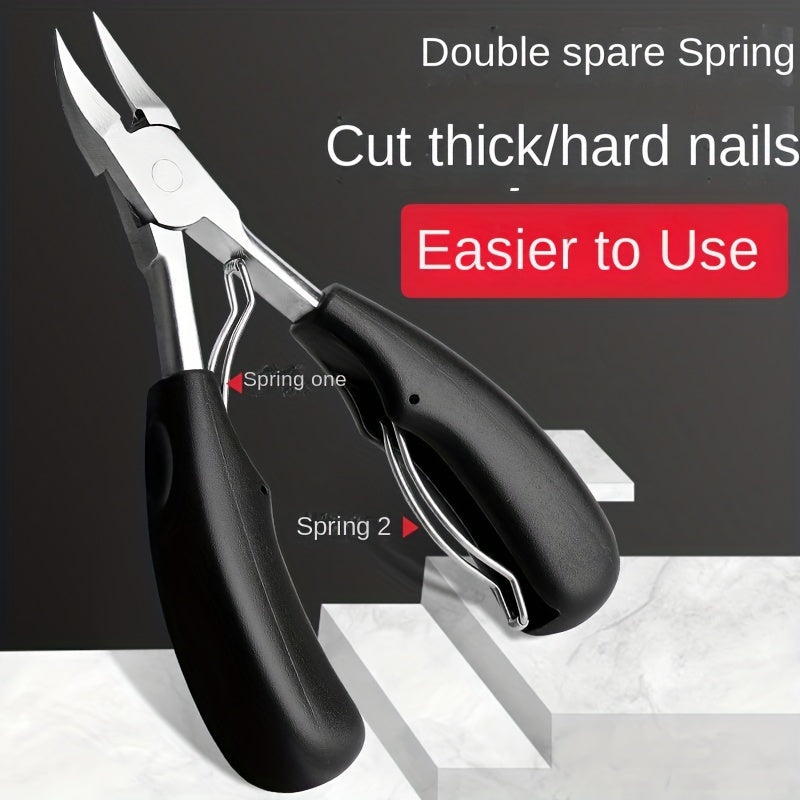 Professional Ingrown Toenail Care Kit Stainless Steel Nipper and Lifter Set