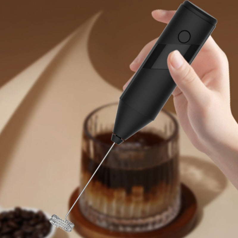 Stainless Steel Handheld Milk Frother for Coffee Cappuccino and Hot Chocolate