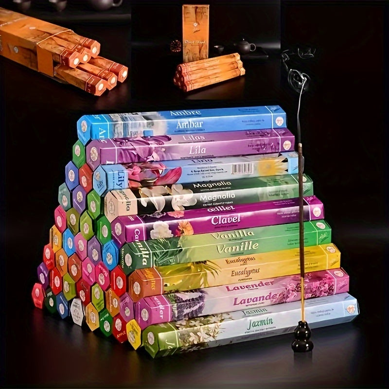 Incense Sticks Set 20 Varieties for Yoga Meditation Home Decor