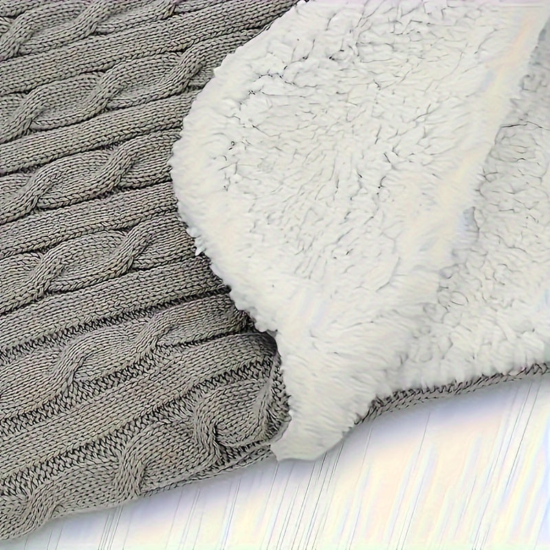 Bolsa de felpa para bebés, bolsa gruesa de punto cálido para cochecito