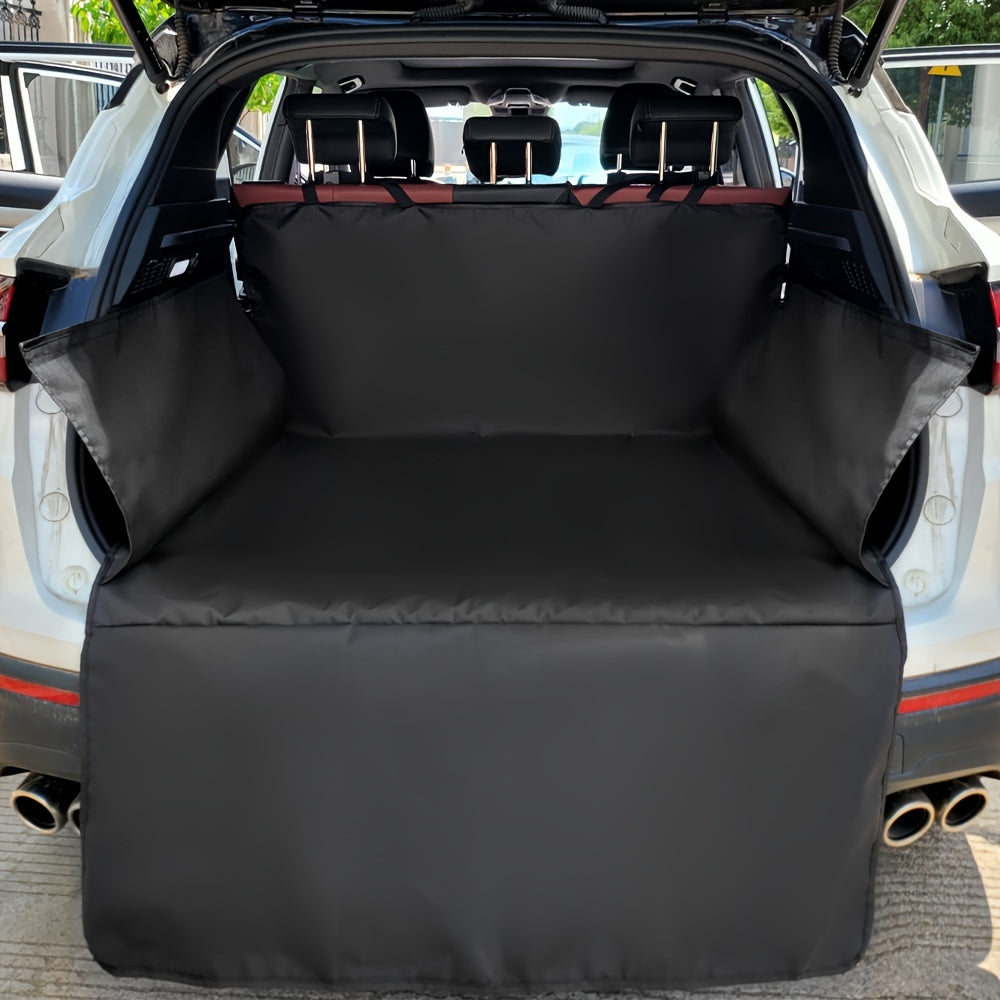 Pet Cargo Liner Polyester Anti-Slip Wear-Resistant Car Mat for Dogs