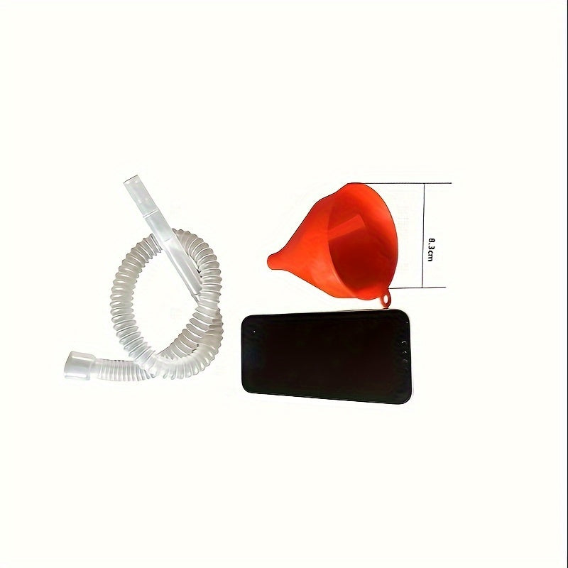 Universal Oil Water Funnel With Hose for Cars and Motorcycles