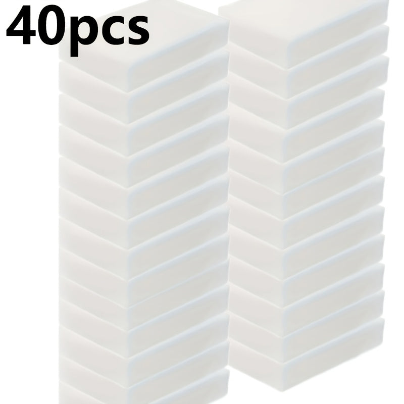 Nano Sponge Eraser Set 40/80pcs Multi-Surface Cleaning Melamine Household