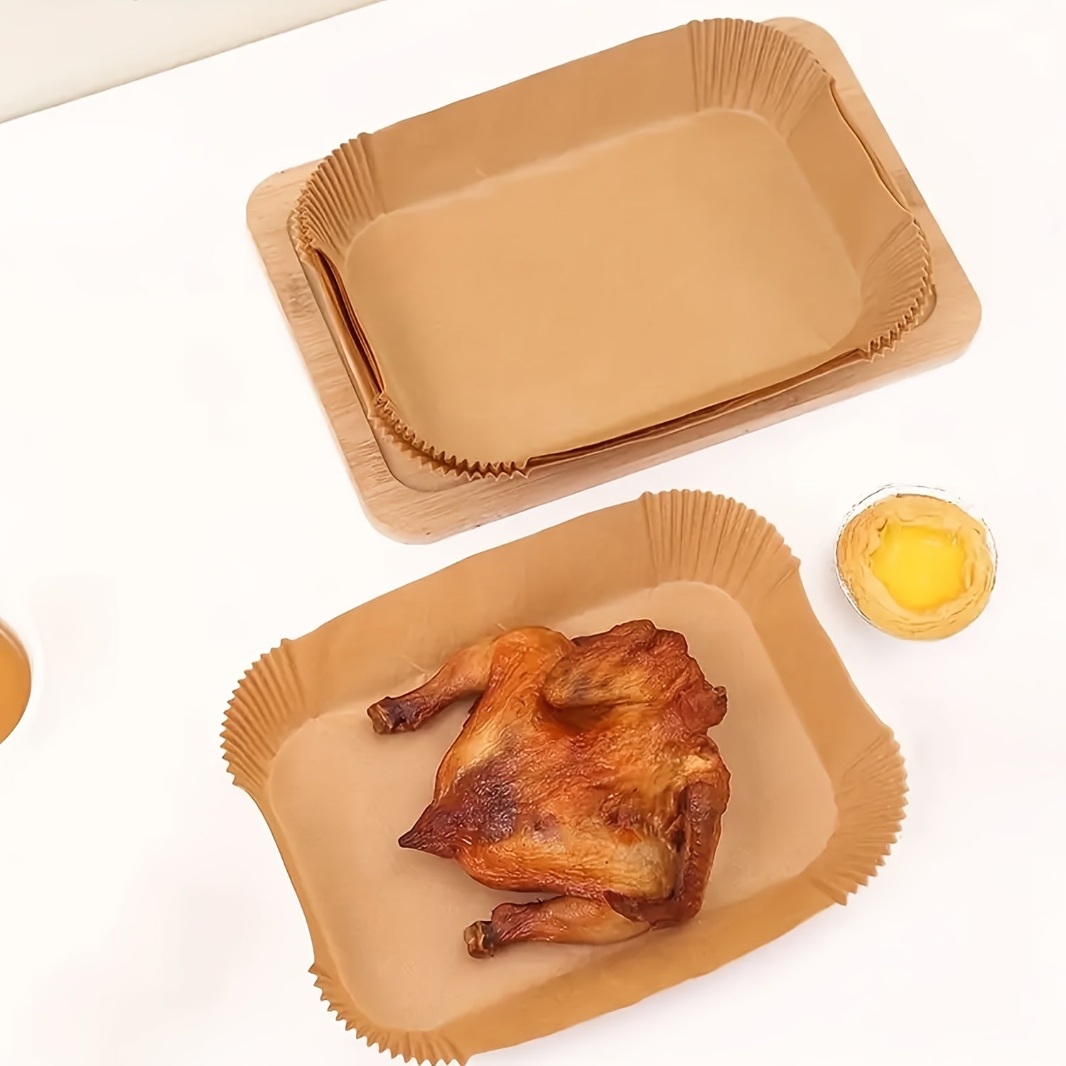 Disposable Air Fryer Basket Liners, Paper Frying Pans, Oven Mats, Kitchen Utensils