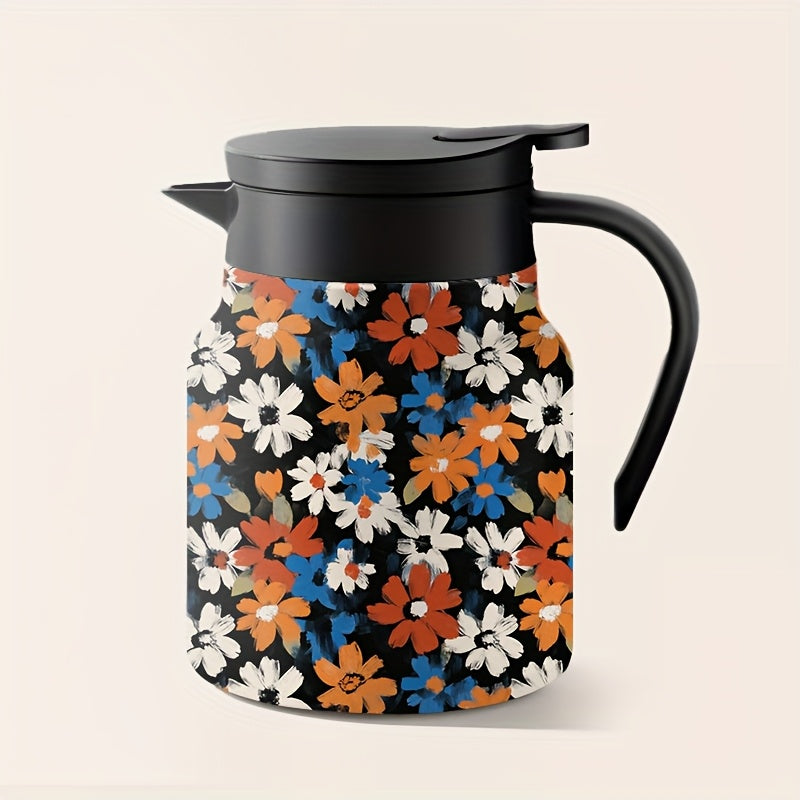 Flower Themed Stainless Steel Tea Infuser with High Capacity for White Tea