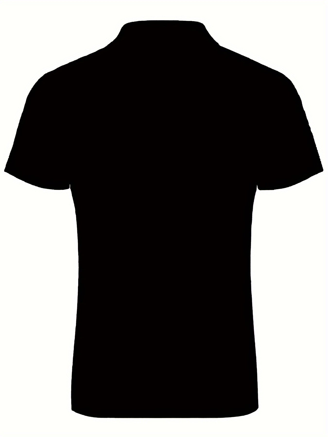 Men's Plus Size Golf Shirt Breathable Polyester Geometric Print Casual Short Sleeve