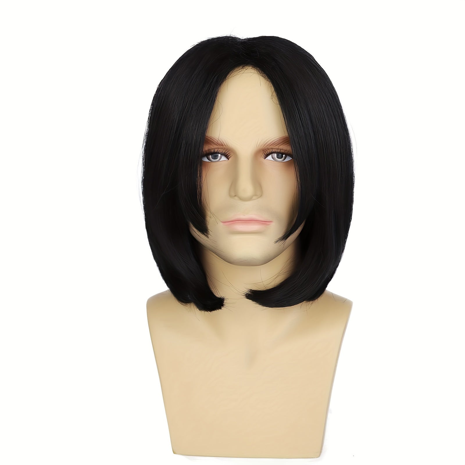 Severus Snape Costume Wig Short Straight Men’s Hair for Adults
