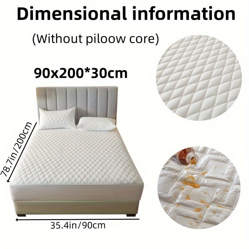 Fitted Sheet Set for 2/3 Bed Waterproof Deep Pocket Pillowcases Bedroom Guest Hotel