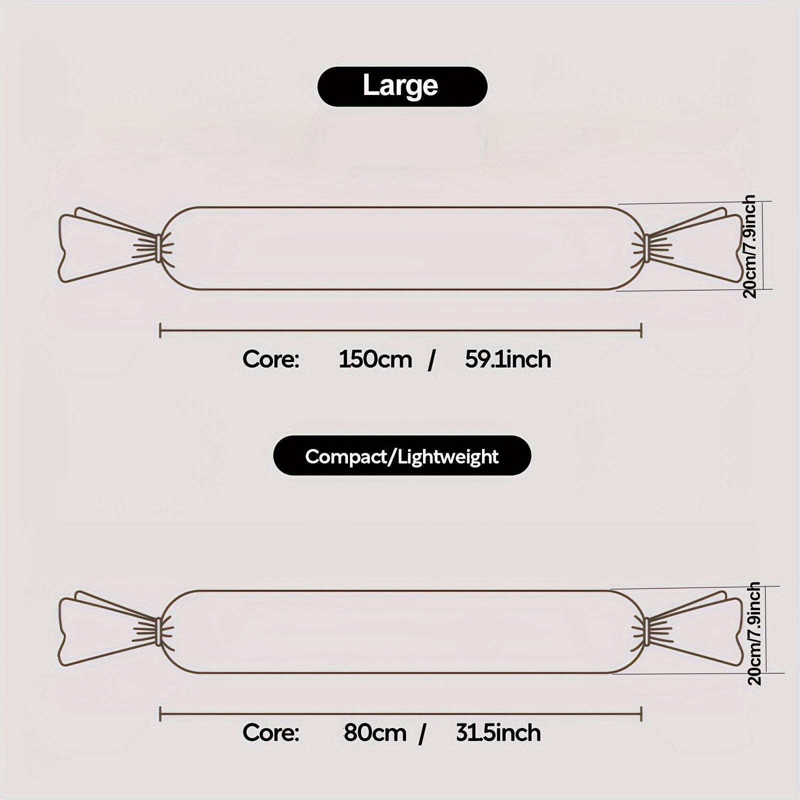 Ultra-Soft Full Body Cushion for Side Sleepers and Maternity Support Lightweight Adjustable Pillow