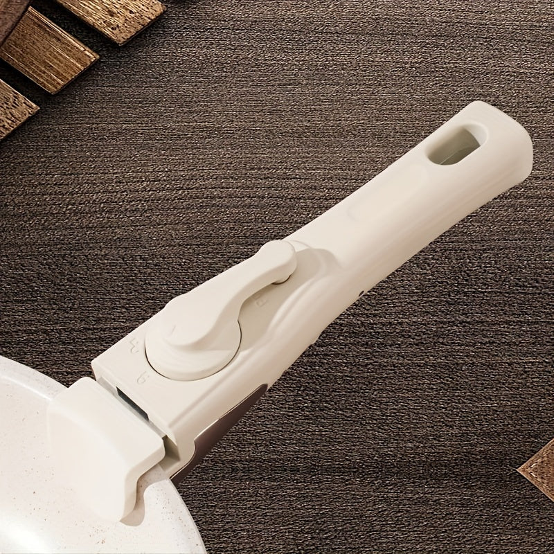 15-Piece Non-Stick Aluminum Cookware Set with Detachable Handles for Induction and Gas Stoves