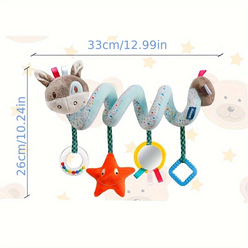 Funda para cama de animales con espejo de campana y colgante para mascotas pequeñas