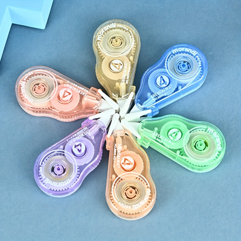 6 Pieces Correction Tape Set Large Capacity for School Use