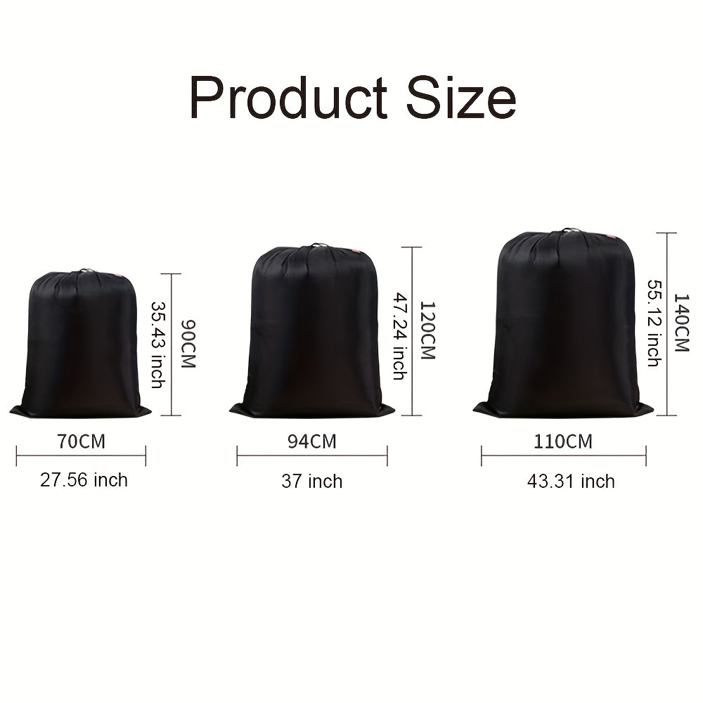Portable Laundry Bag with Drawstring for Travel and Storage Machine Washable