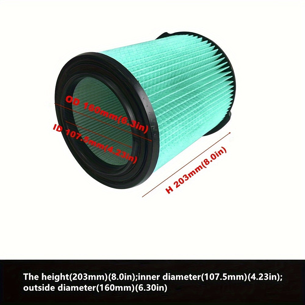 HEPA filtr kartuşu uchun Shop Vacuums Green Easy Install CMXZVBE38753 bilan mos keladi