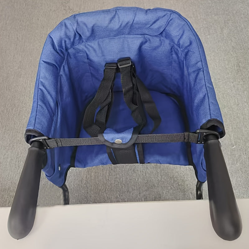 Silla alta para bebé portátil con gancho, silla de mesa para bebés hasta 15kg