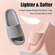 Женские домашние тапочки с толстой подошвой, мягкие и удобные, для пар, с памятью foam