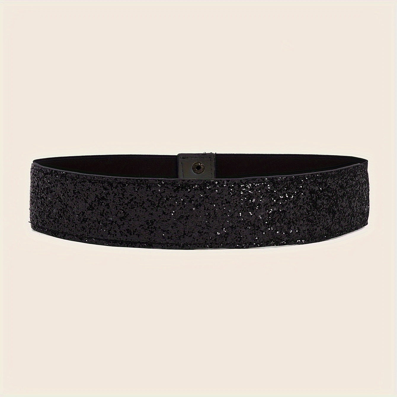 Women's Gold Sequin Belt Fashion Accessory for Party and Evening Wear