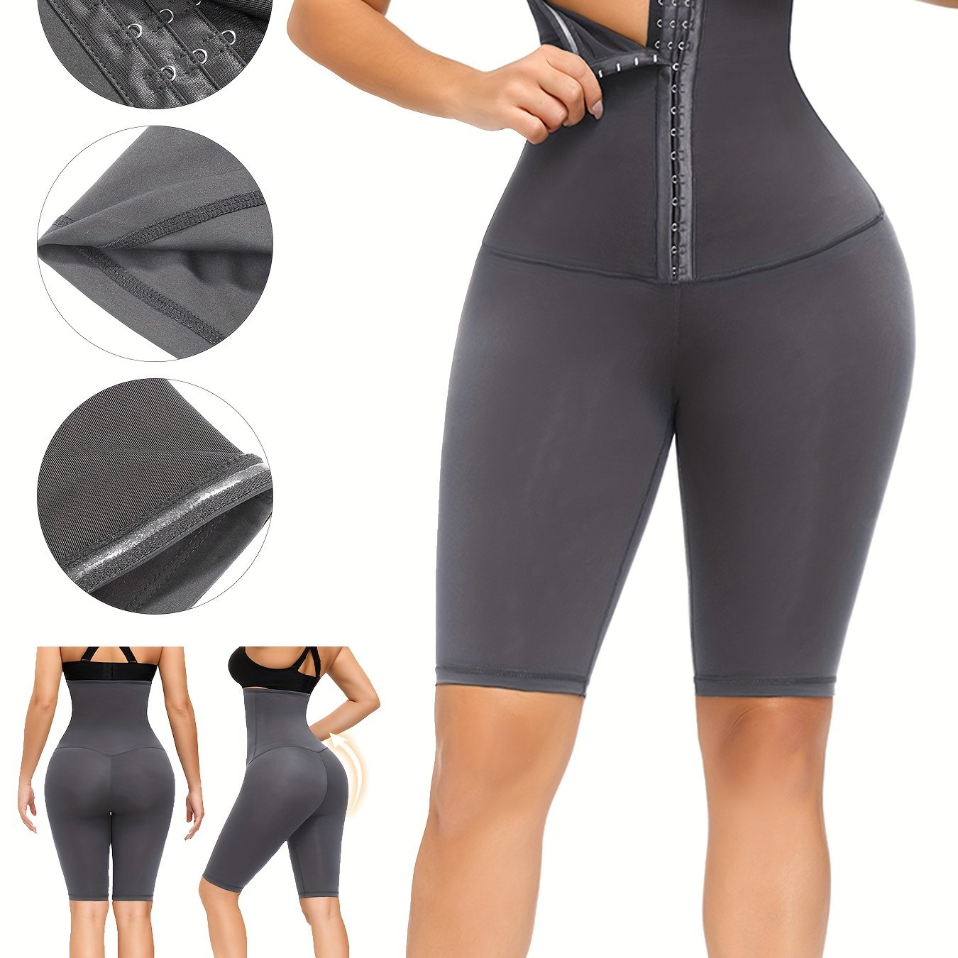 Ayollar uchun yuqori bel joggerlar, qorin nazorati bilan, nylon spandeksdan tayyorlangan. Tashqi yugurish uchun ideal, bir rangli to'qilgan matodan. Model MT200395.