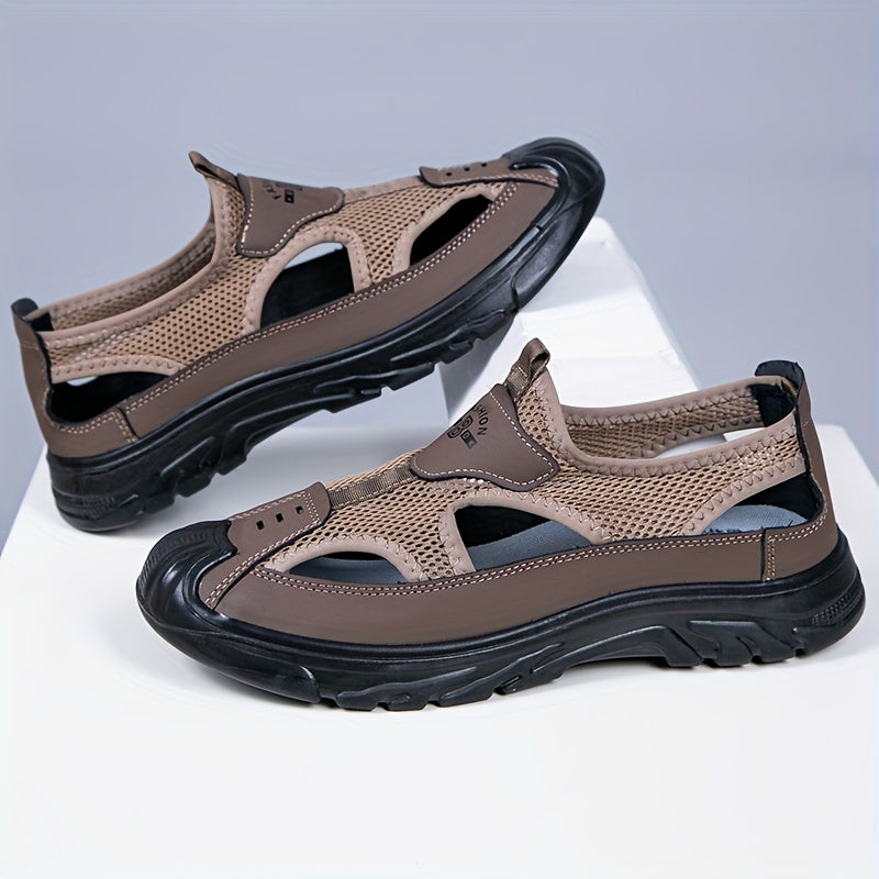 Men's Summer Mesh Slip-On Shoes for Driving Beach Outdoor Casual