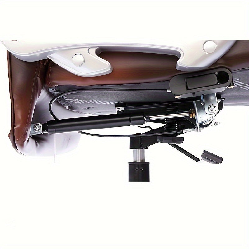 Регулируемый офисный стул с воздушной опорой и механизмом подъема, черный