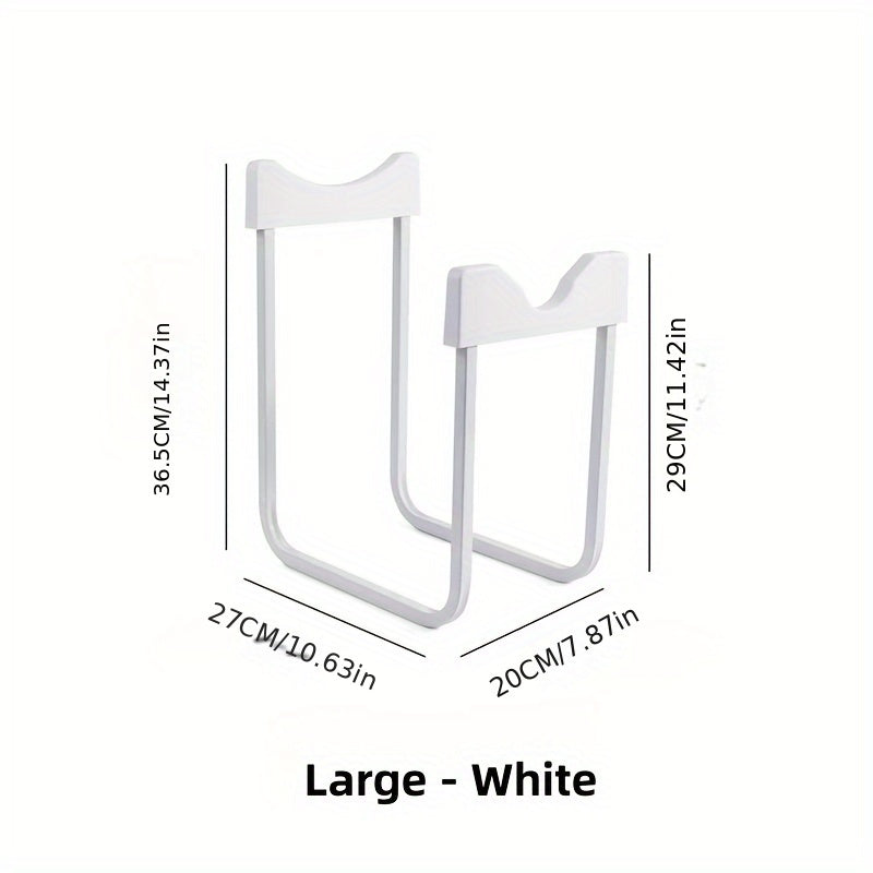 Metal Bucket Rack Space Saver for Kitchen Office Storage Easy to Assemble