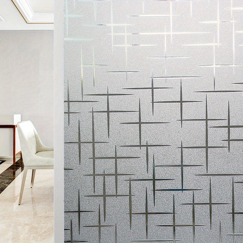 Window Stickers Set of 1 Electrostatic Translucent Opaque Film for Bathroom and Office Windows