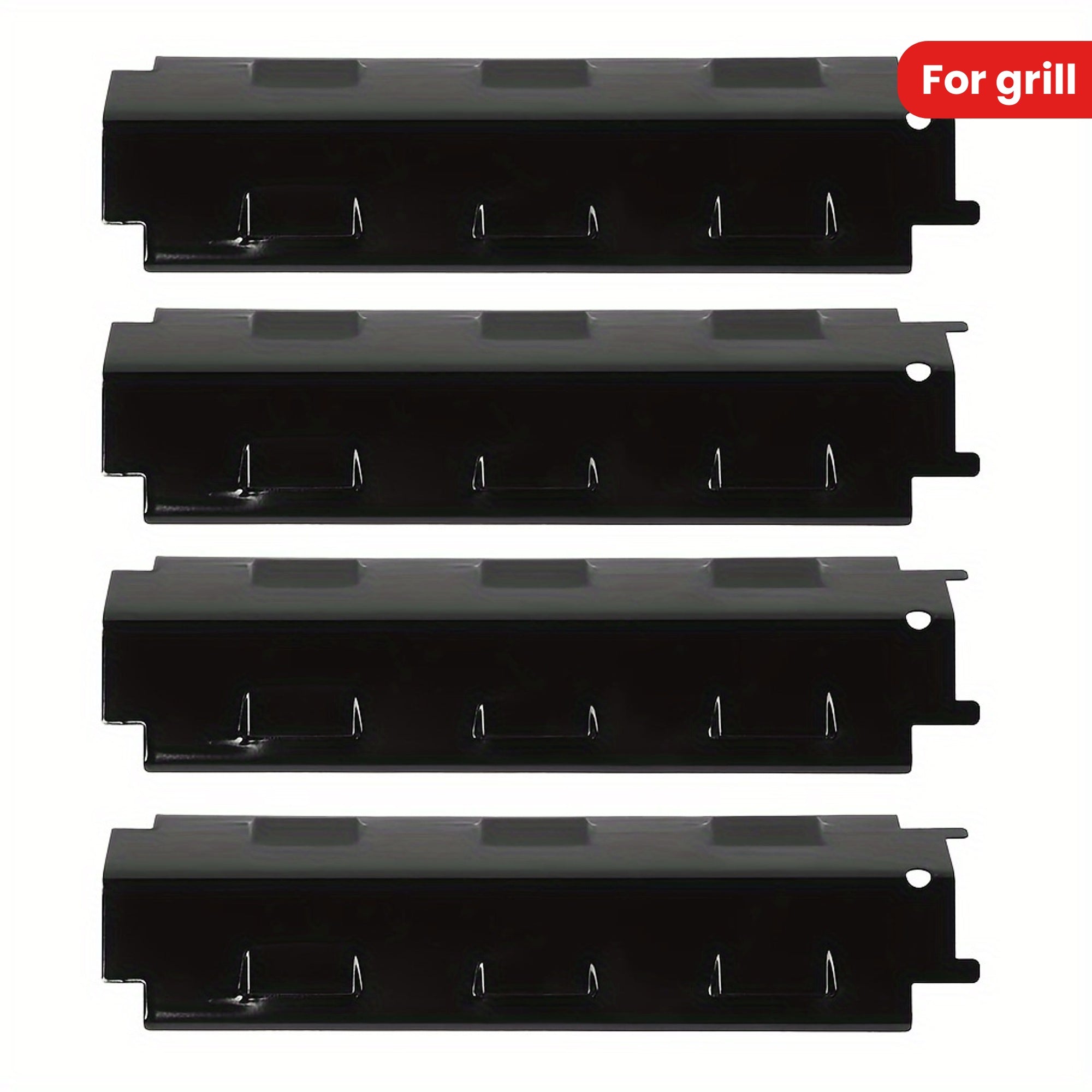 14 5/8 Inch Grill Heat Shields Replacement Set for Charbroil Gas Grills 4 Pieces