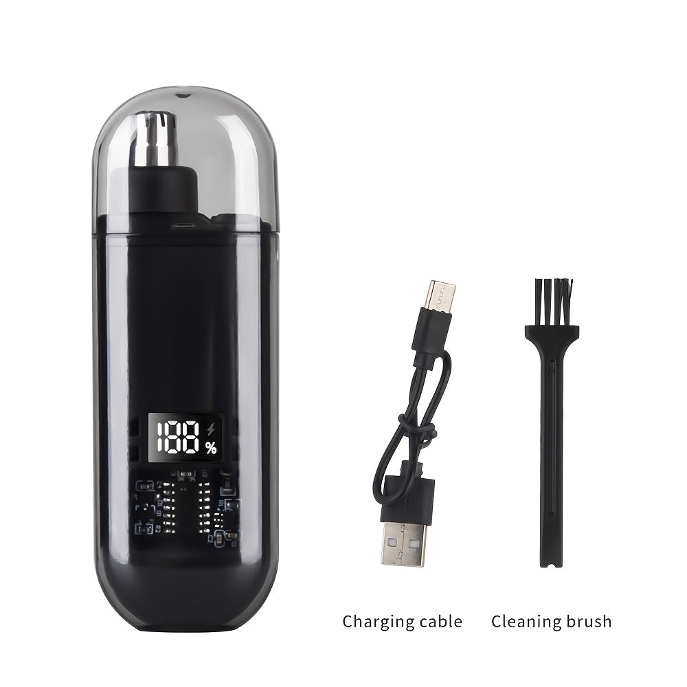 Afeitadora eléctrica de nariz y pelo, recargable, USB, portátil, herramienta de cuidado personal