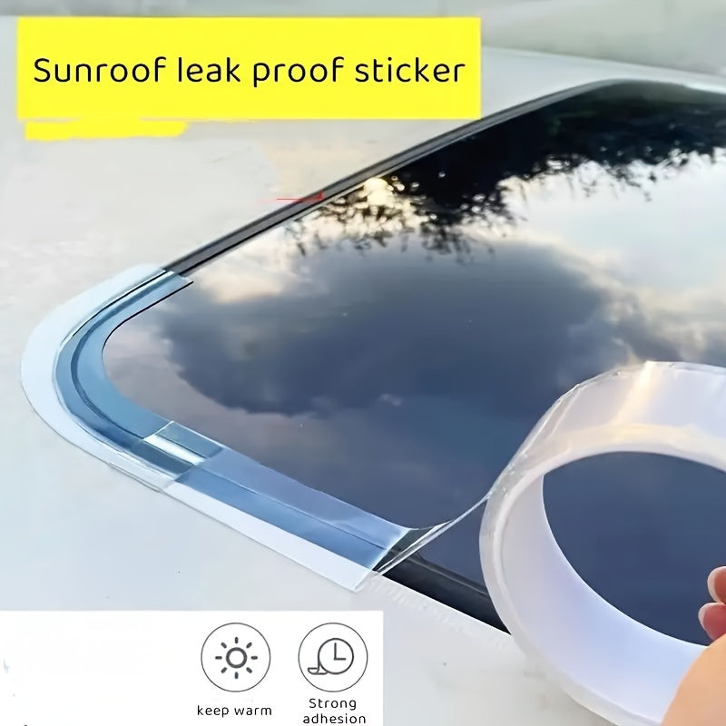 Banda de sellado de techo solar transparente nano universal para coches