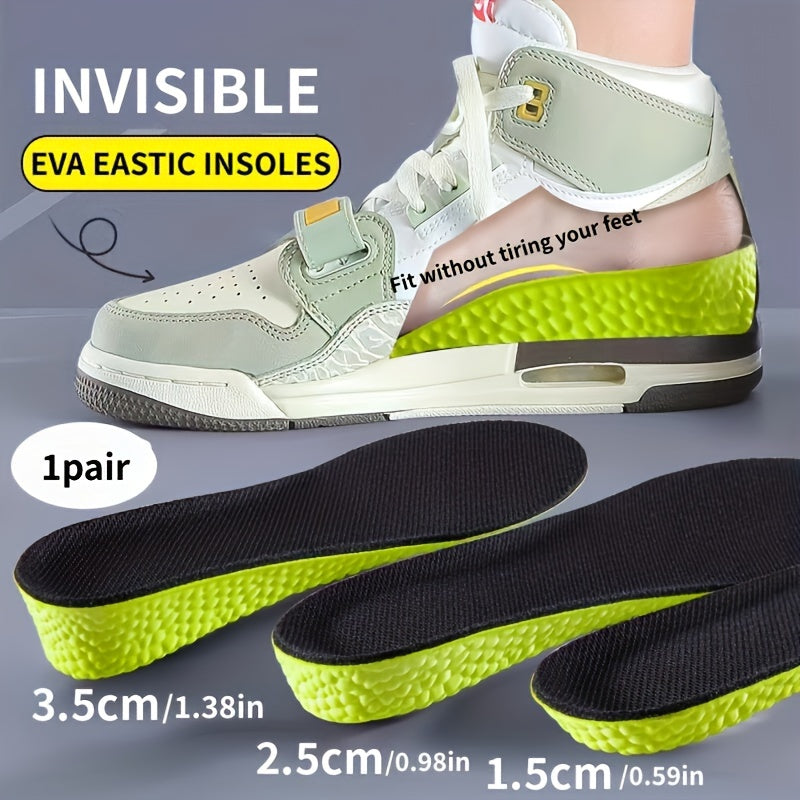 Plantillas de altura cómoda unisex para zapatillas EVA resistentes al olor y con soporte