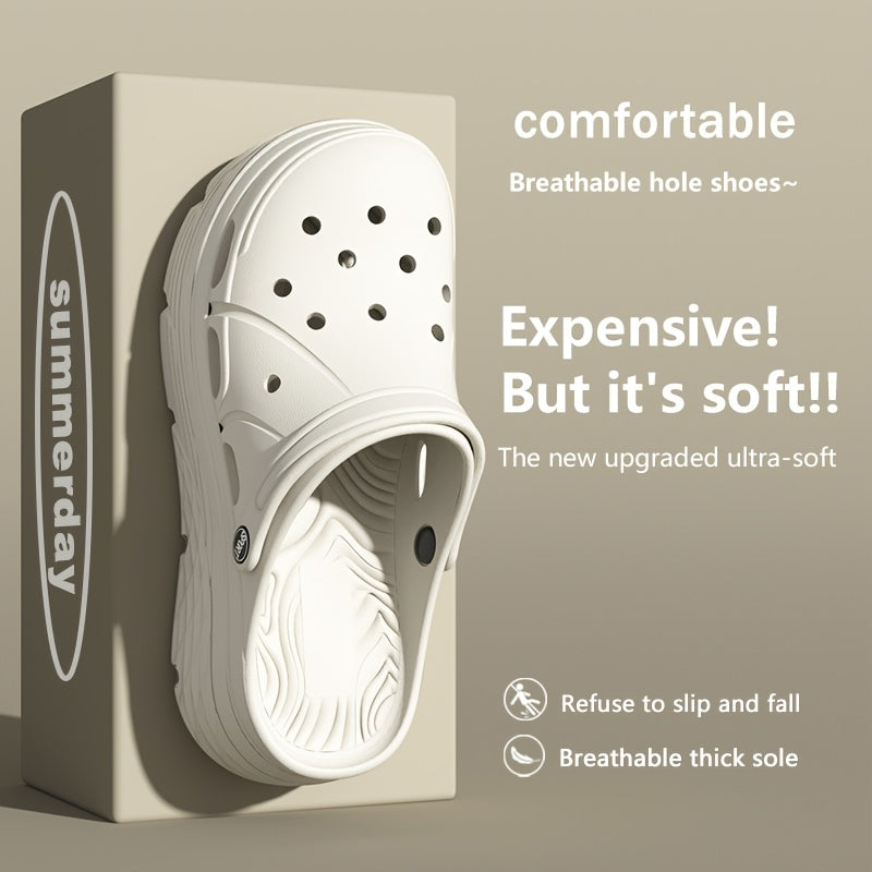 Unisex Slip-On Clogs EVA Lightweight Non-Slip Casual Shoes for Beach and Outdoor