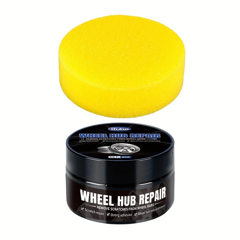 Universal Alloy Wheel Hub Repair Kit Scratch Remover Rust Protector Car Polishing Paste