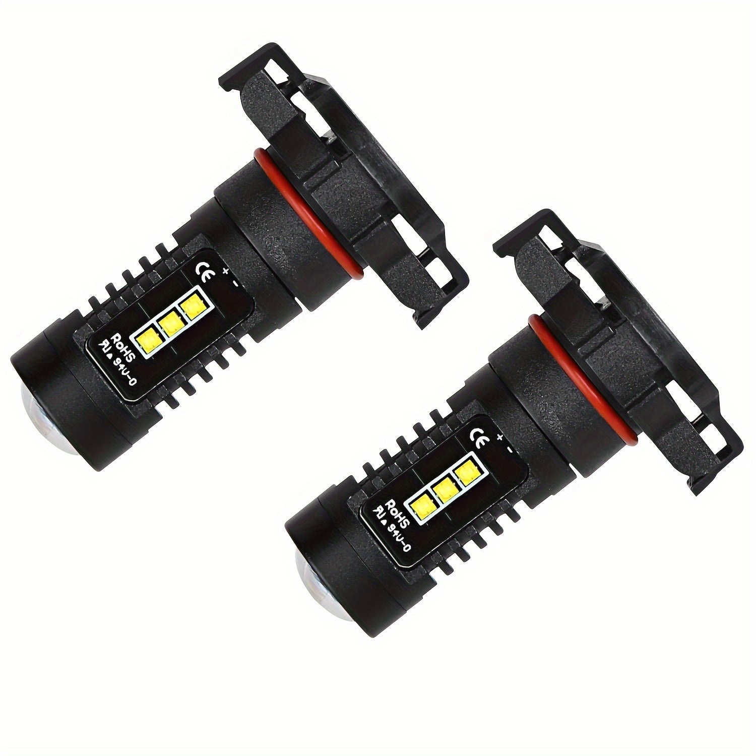 2 Pack H16 5202 LED Fog Light Bulbs 6000K White Daytime Running Lamps