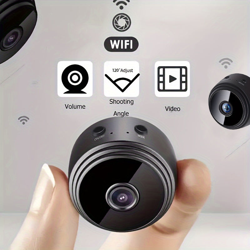 Wireless Security Camera Indoor Wi-Fi 480p Video Smartphone App Control