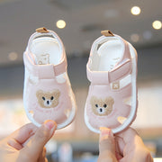Children's Toddler Girls Boys Sound Effects Cartoon Bear Breathable Non-slip Sneakers