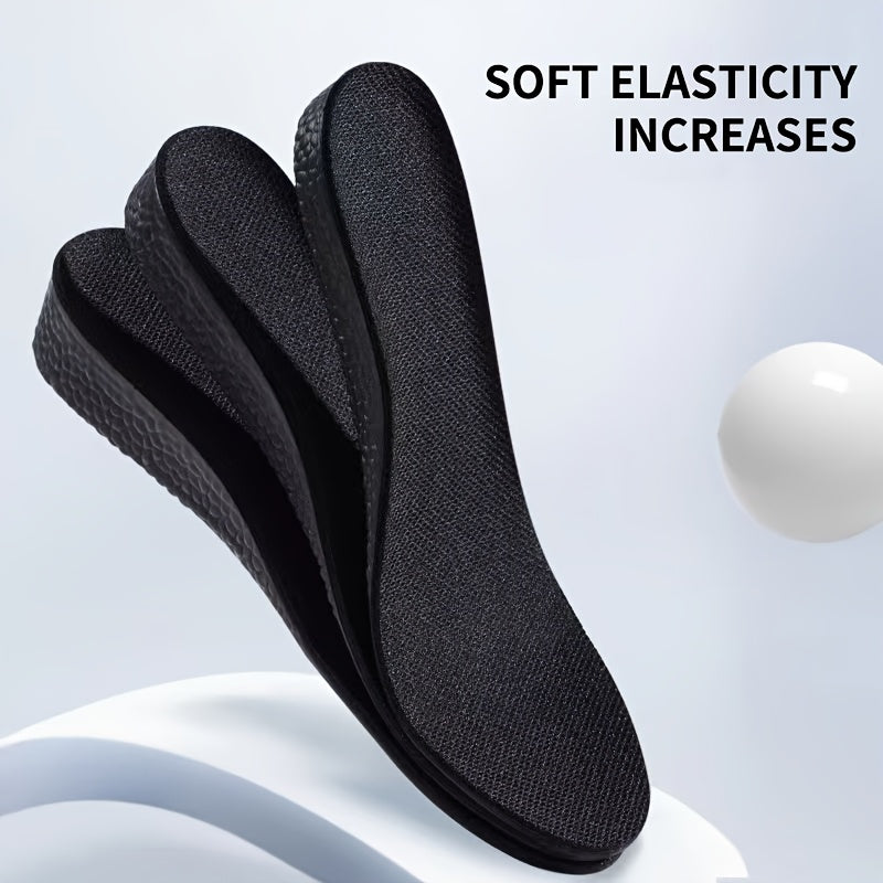 Men Women Soft Sole Height-Increasing Insoles Sports Breathable Sweat-Absorbing