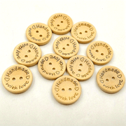 Wooden Craft Round Buttons Set for Sewing and DIY Decorations 100 200 300 Pieces