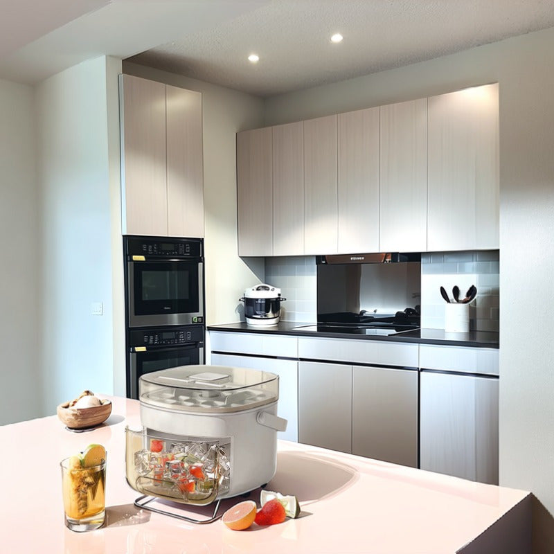 Large Capacity Ice Maker with 48-Grid Double Layer Food-Grade Plastic