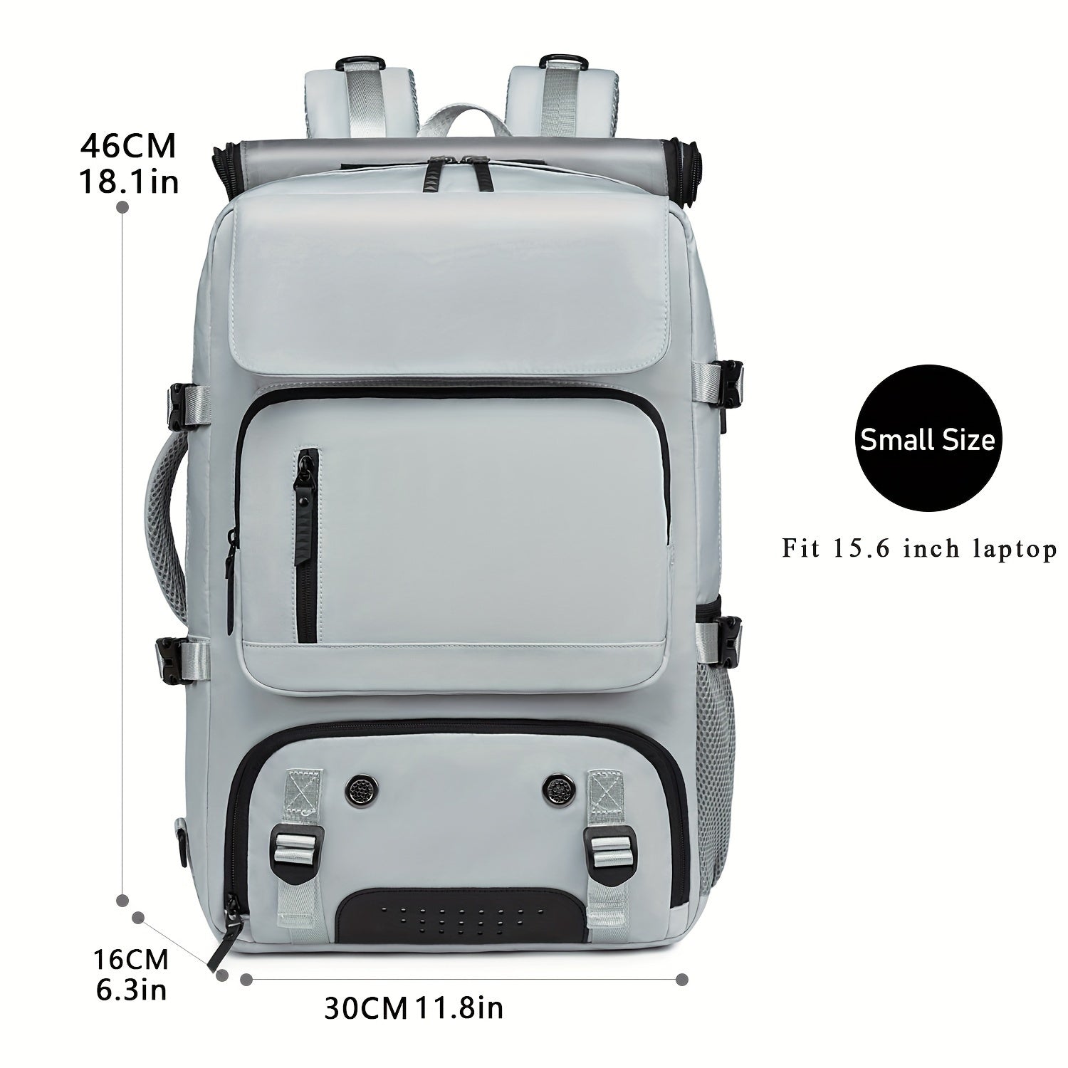 Unisex Water-Resistant Laptop Backpack for Business Travel and Daily Use with USB Charging and Large Capacity