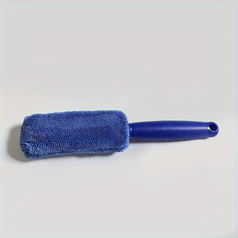Tire Cleaning Brush Long Handle Car Wash Tool Durable Plastic Exterior