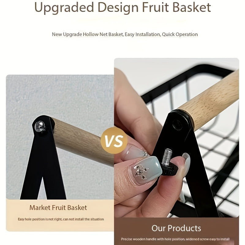 2/3 Tier Storage Basket with Drain and Removable Wire Basket for Bathroom Kitchen