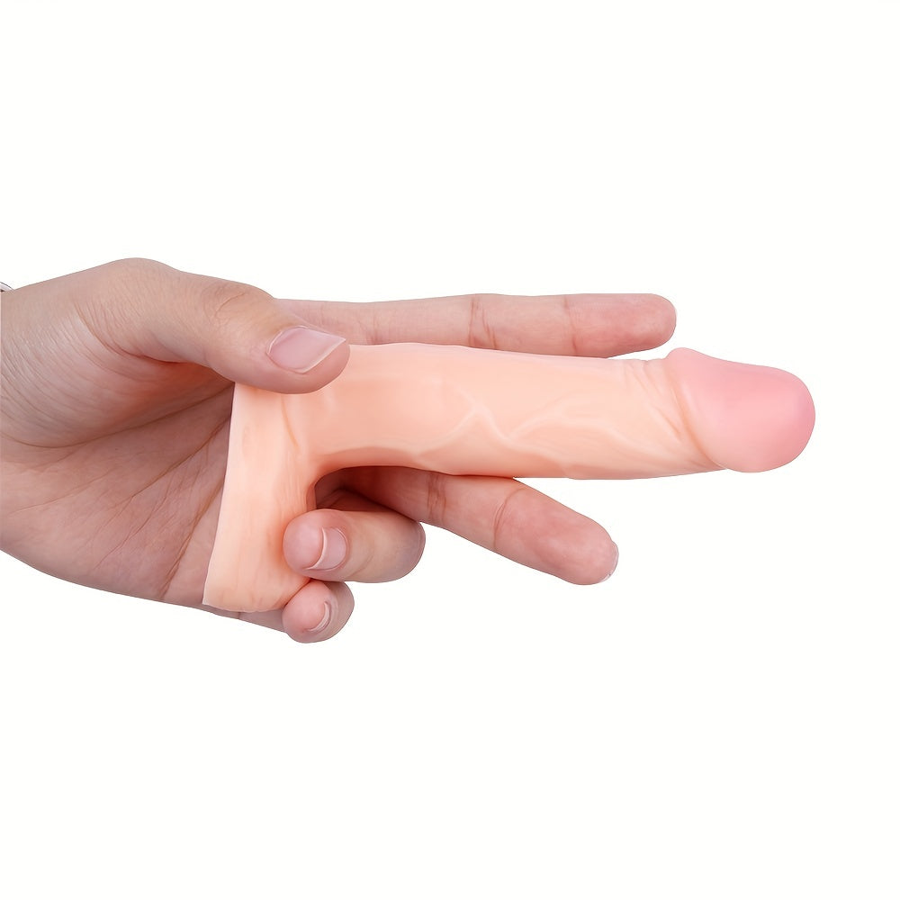 Soft Non-Latex Waterproof Anal Dildo, Realistic Beginner Plug 10.16cm