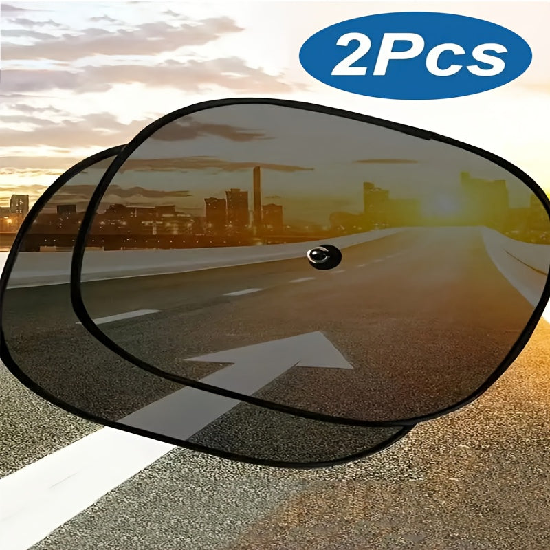 2-Pack Car Sunshade Mesh Window Insulation Roll-Up Front Side Sun Blocker for Cooling