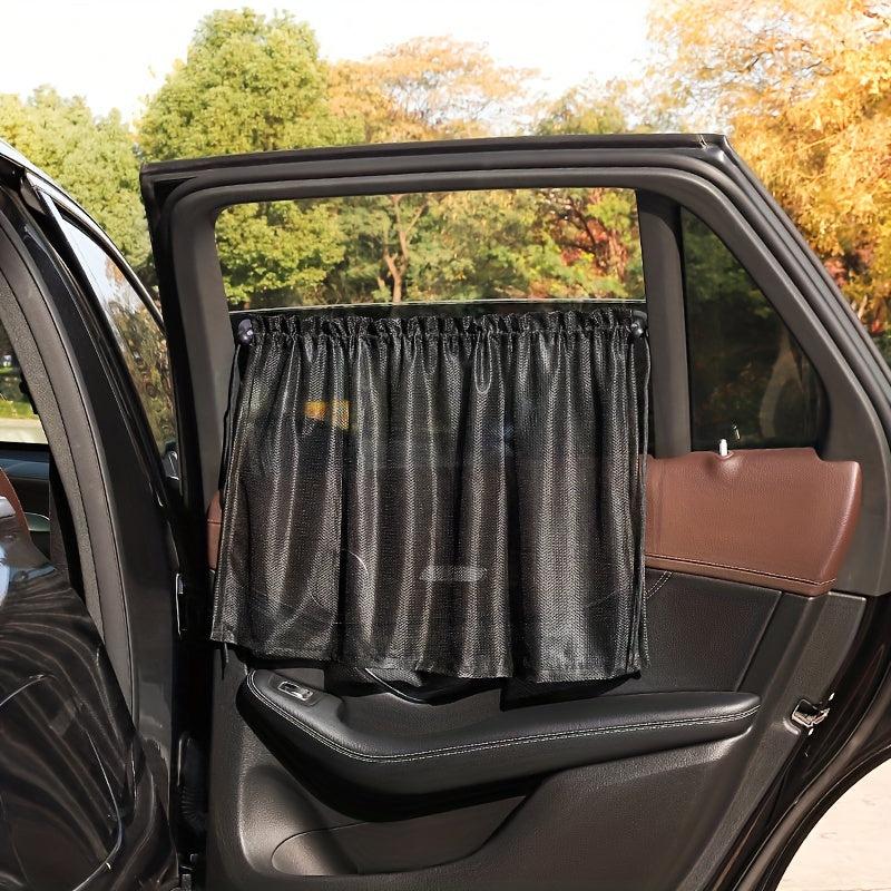 Car Sun Shade Curtain Front Rear Window Heat Insulation Privacy Car Accessory