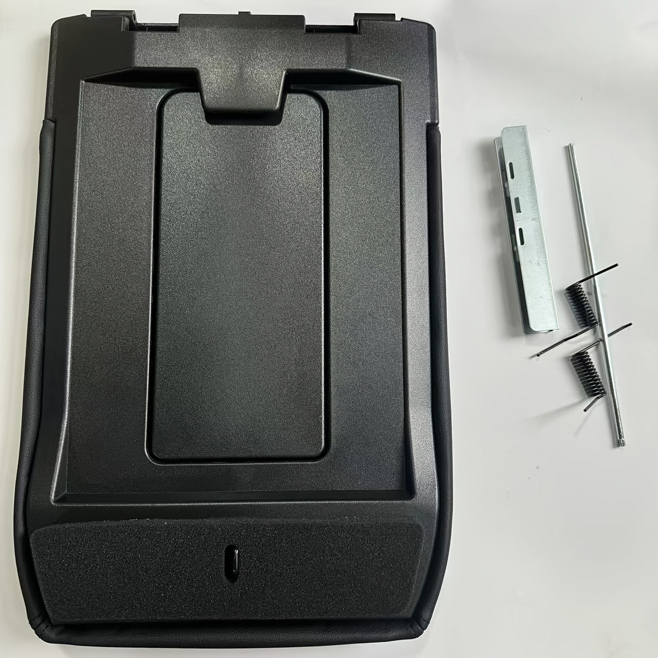 Center Console Cover Lid Replacement Kit for SUV Truck with Pins Springs Hinge